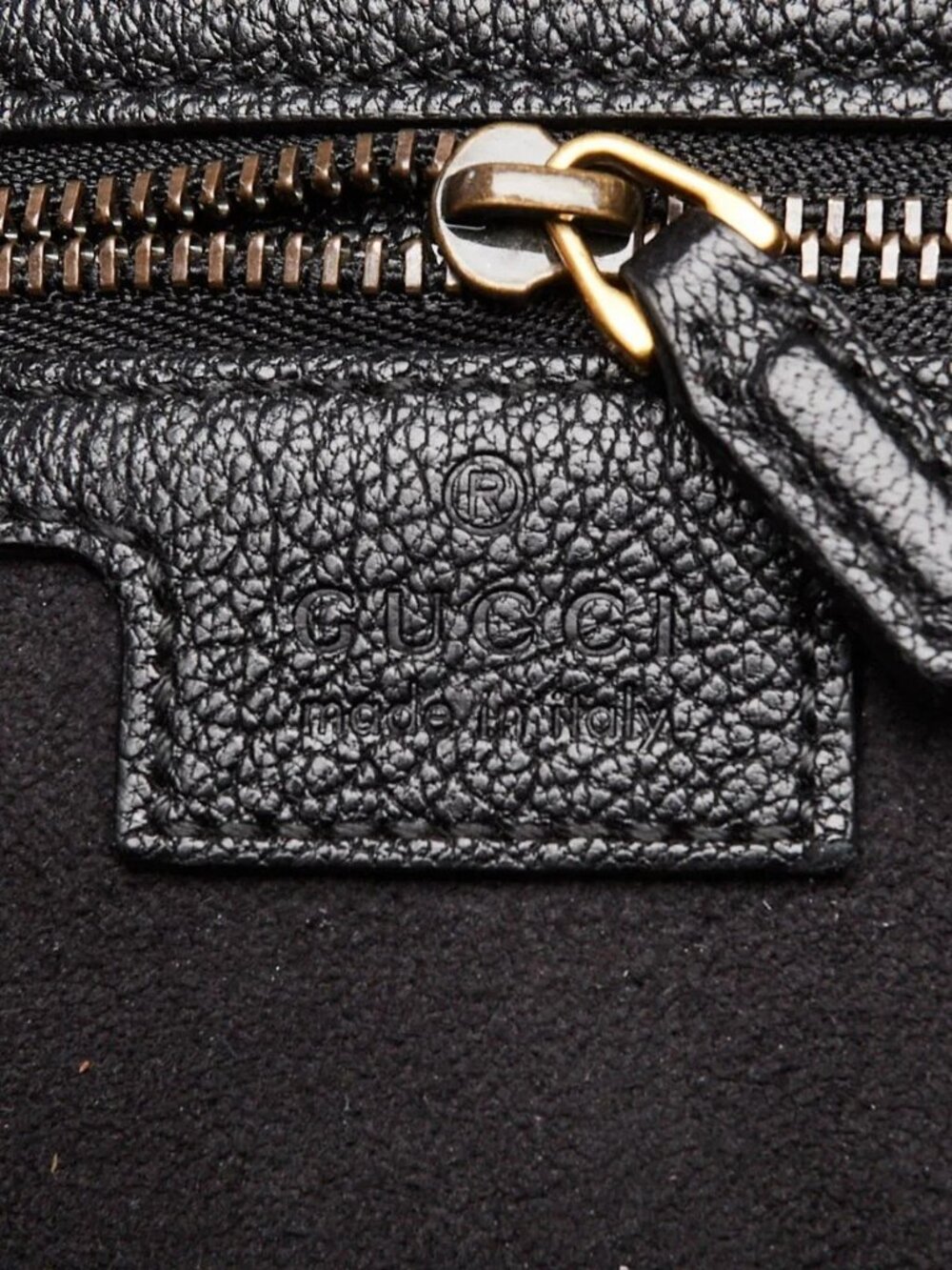 Gucci Black Leather Double G Aphrodite Medium Shoulder Bag - Picture 10 of 12